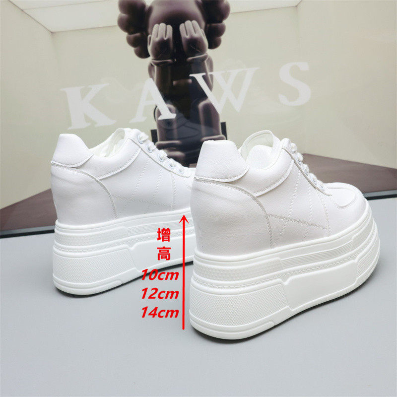 鞋子女2025新款爆款14厘米小个子运动休闲鞋厚底增高鞋12cm小白鞋