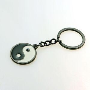 黑白太极吊坠钥匙扣项链挂件