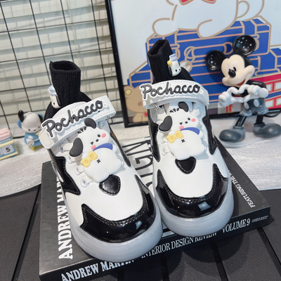 女童发光可收缩防水暴走鞋