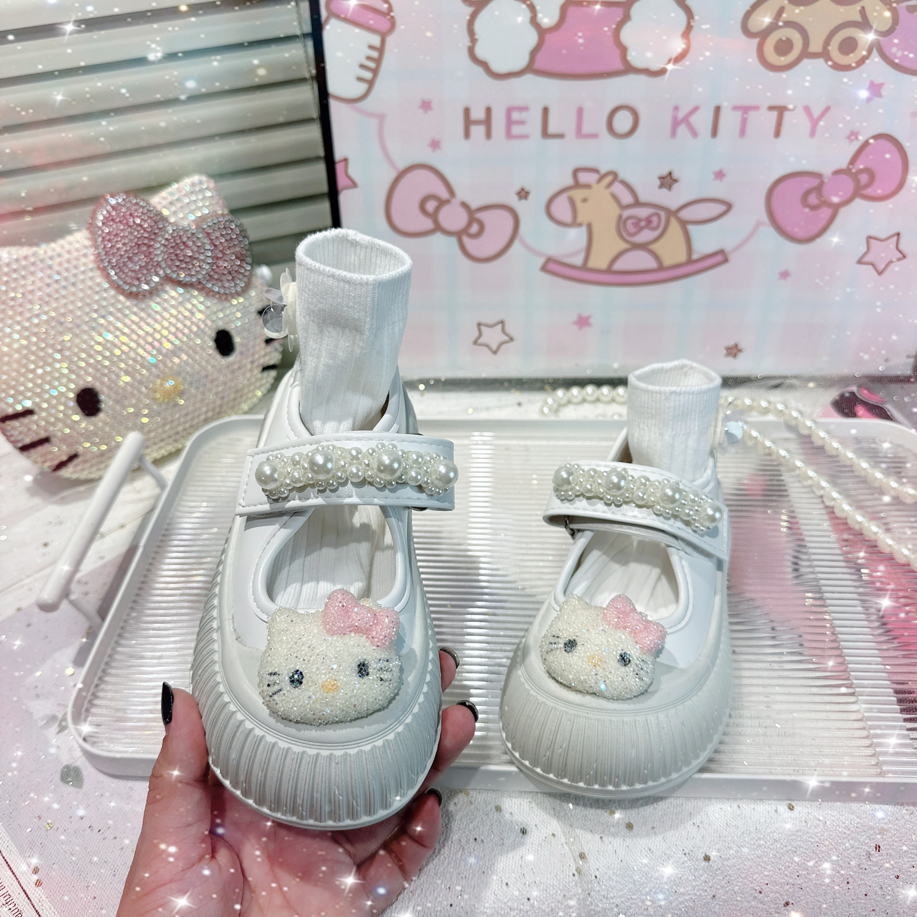 儿童白色玛丽珍帆布鞋浅口宝宝鞋子春秋款软底女童饼干鞋透气布鞋