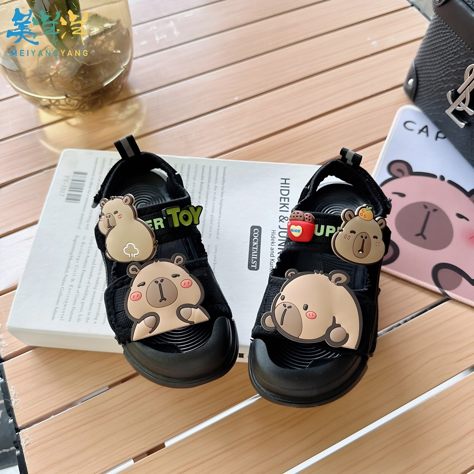 男童黑色凉鞋2026新款夏季儿童鞋子小童运动防滑宝宝小男孩沙滩鞋