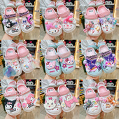 女童夏天外穿儿童拖鞋 女孩超好看洞洞鞋 高颜值2026新款 防滑舒适女