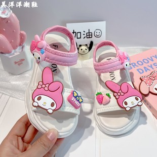 女童鞋子儿童宝宝公主凉鞋2026新款夏季夏天爆款大童洋气软底沙滩