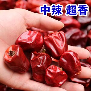 中辣特香灯笼辣椒灯笼椒四川干辣椒红辣椒海椒500g油泼辣子商用