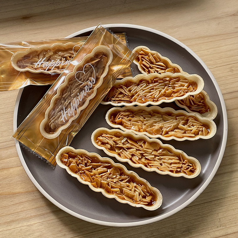 办公室小零食坚果手工制作焦糖杏仁船坚果酥小饼干零嘴无添加办公