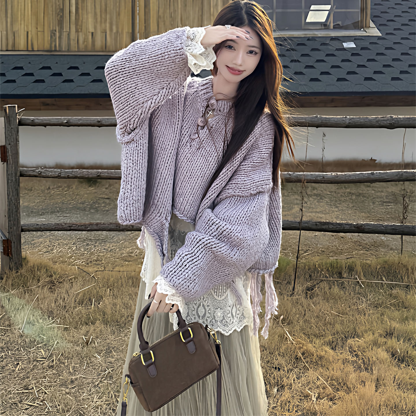 云南大理旅游穿搭连衣裙