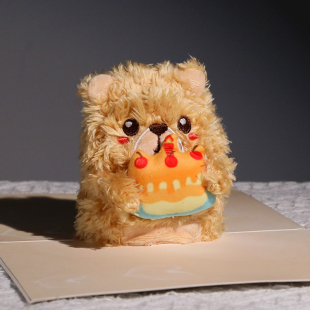 生日贺卡送男女生立体diy手工礼物情侣惊喜高级感定制祝福小卡片