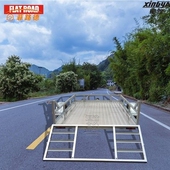 新品 后拖斗拖车功援S牵引车轻便便携救 车板多后车货物拖车后挂式