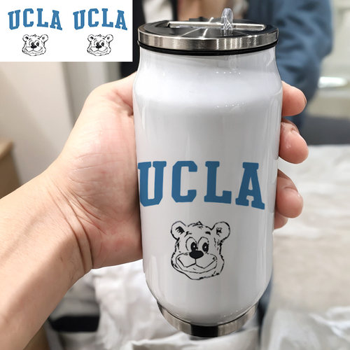 UCLA加州大学洛杉矶分校纪念校露营男女定制照片304不锈钢保温杯