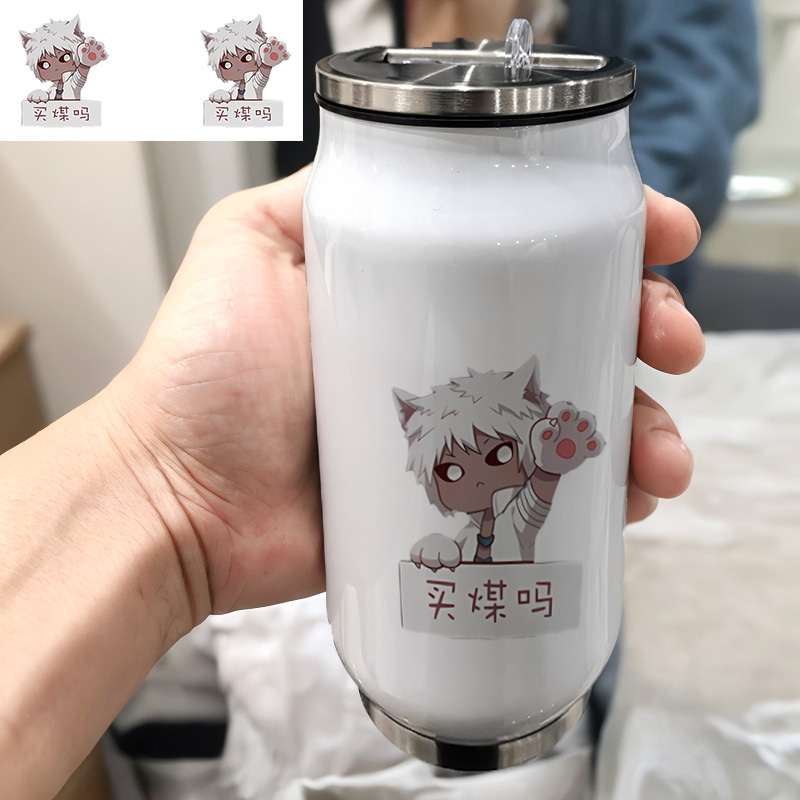 ins凹凸世界雷狮格瑞金安迷修安雷安嘉德罗斯同人304不锈钢保温杯