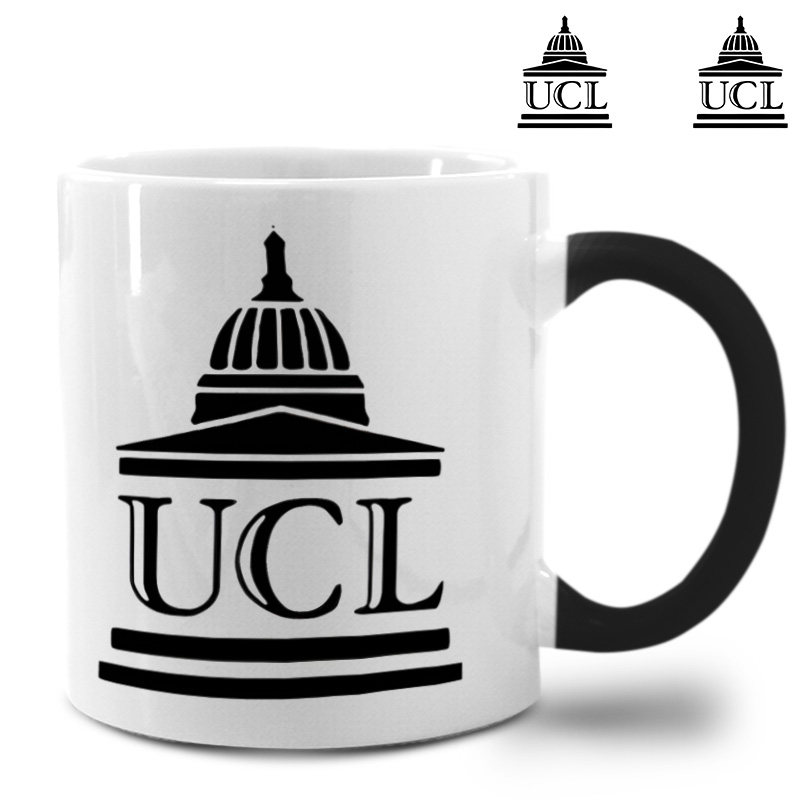 伦敦大学学校UCL留创意大号情侣茶杯欧式陶瓷水杯马克杯变色杯