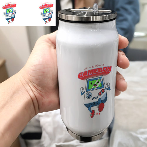 怀旧游戏机gameboy露营便携式结婚纪念双层运动304不锈钢保温杯子