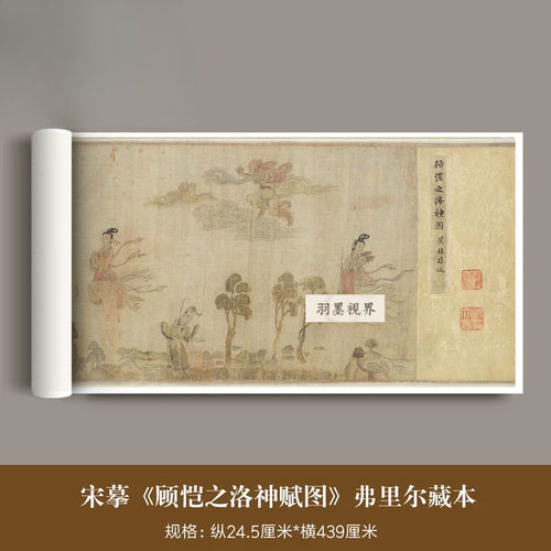 南宋《摹顾恺之洛神赋图》弗里尔