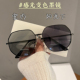 感光变色墨镜男士 多边形大框偏光开车太阳镜韩版 海边旅游眼镜女潮