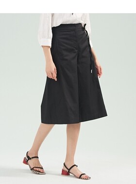 大牌旗下R系列正品RCTC93704L春夏宽松显瘦直筒阔腿裤女七分裤