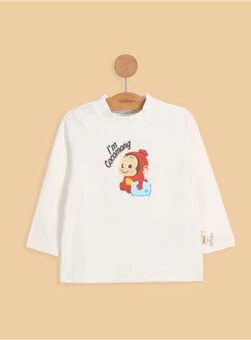 大牌旗下Milibam系列正品MBLA84T01B春秋保暖衣卡通长袖T恤男女童