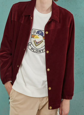 PL系列正品POJJA89002春秋潮流个性纯色复古休闲夹克男士外套