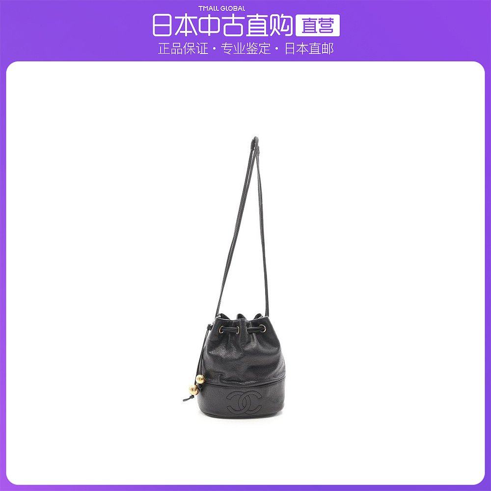 日本直邮中古CHANEL香奈儿[B]9.0新双C标志肩包附小袋