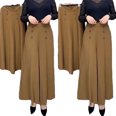 妈妈装跳舞裙裤高腰宽松阔腿秋季