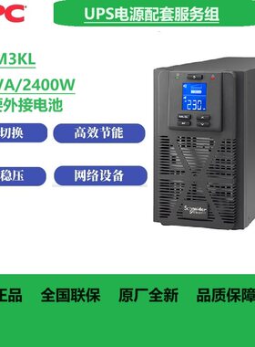 不间断电源SPM3KL泰山系列3000VA2400W在线式外接电池台式