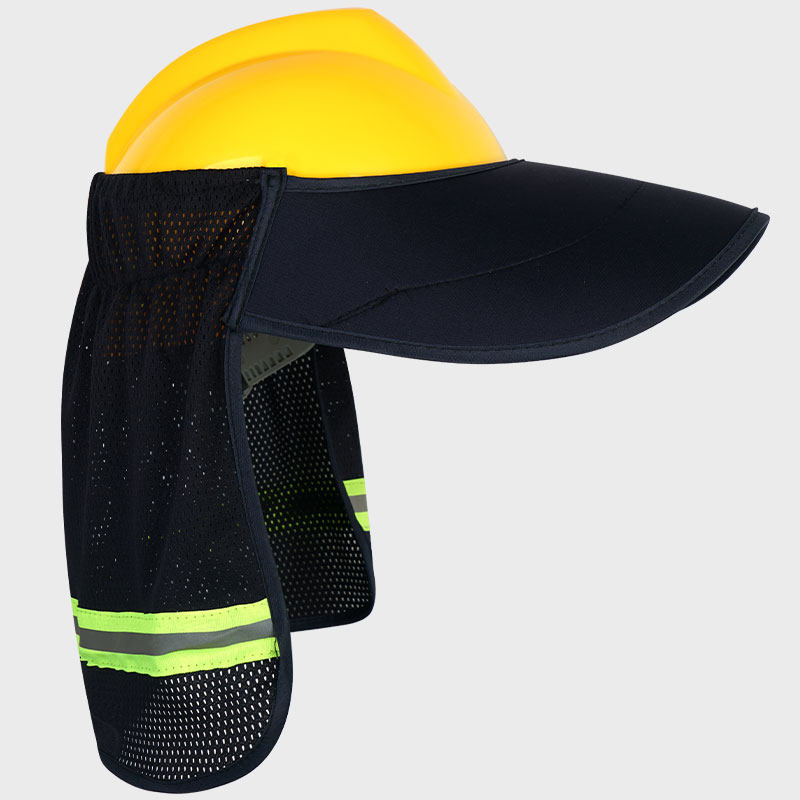 夏季建筑工地工作标准安全帽防晒鸭舌款大帽沿防晒帽遮阳防晒帽檐