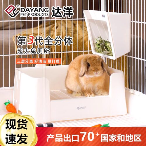 达洋大型兔厕所不锈钢分体