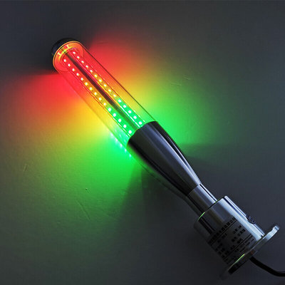 普炬照明直径52mm 全金属可折弯型ILED机床三色灯警示灯