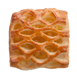 中粮香雪苹果派面包健康早餐代餐糕点零食下午茶100g*4