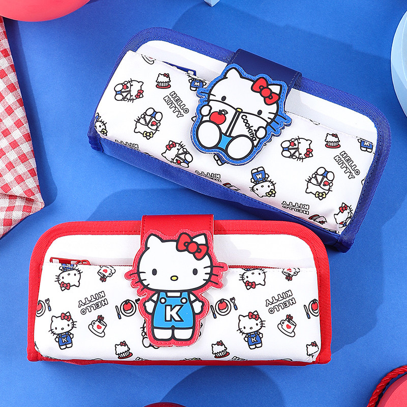 广博三丽鸥笔袋女孩hellokitty铅笔袋高颜值ins风铅笔盒小众不撞款笔袋女小学生凯蒂猫文具袋女孩版文具盒