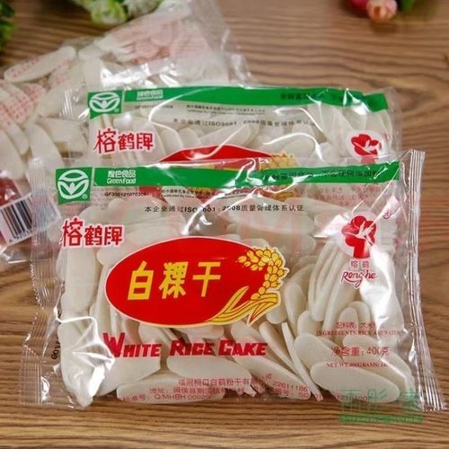福州特产白粿干软糯爽口手工制作米粿切片年糕片美食白果粿干