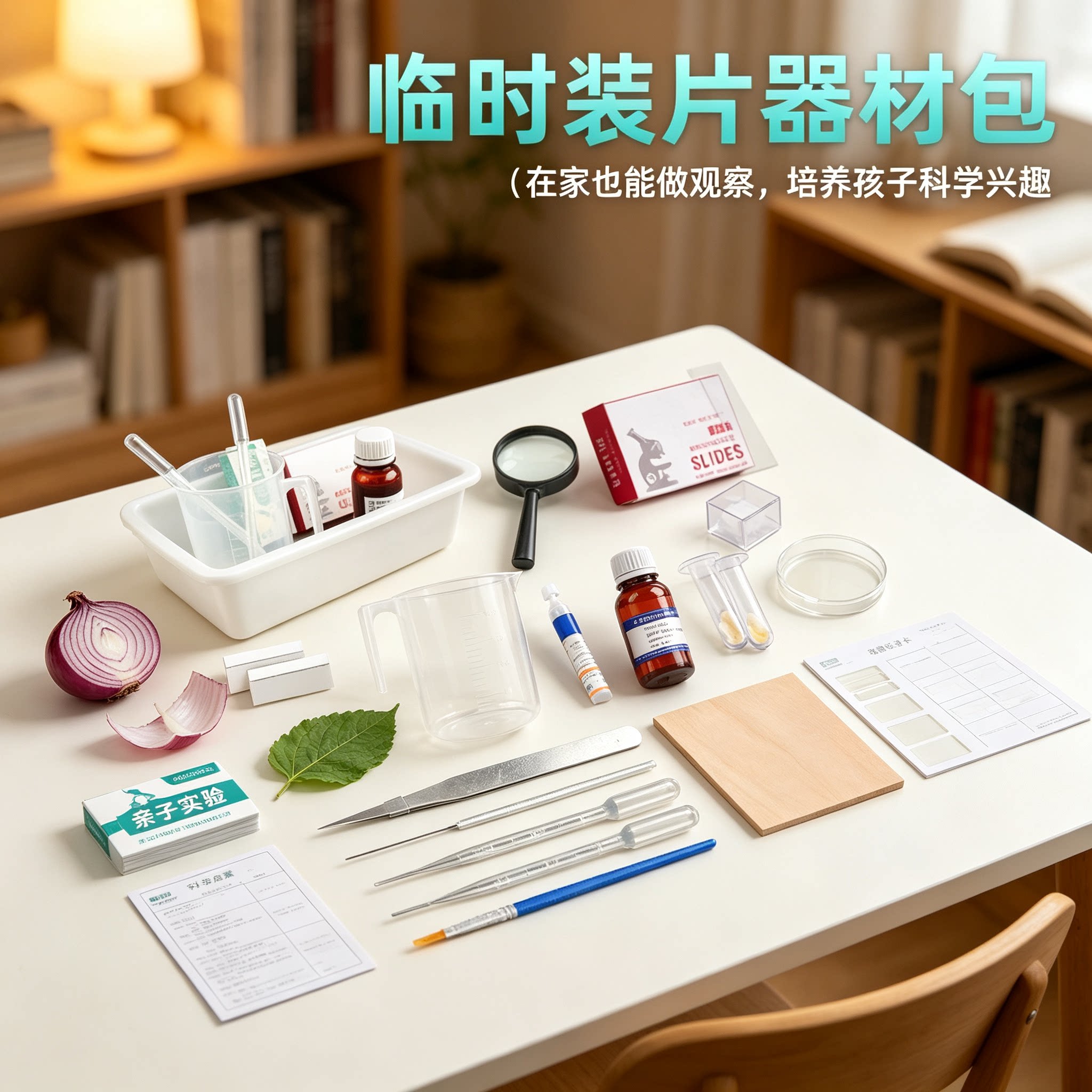 初中生物实验专用临时装片制作图片