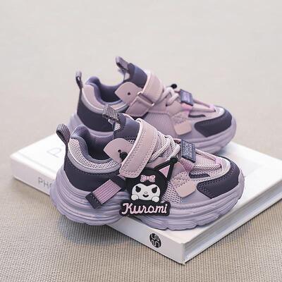 女童卡通库洛米软底防滑鞋