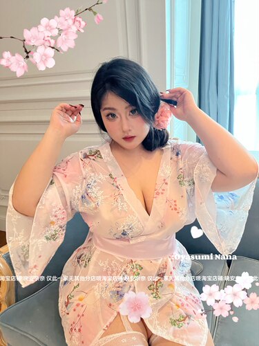 温柔大码日系纯欲和服浴袍