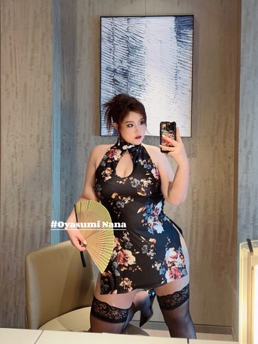 晚安奈奈「花样年华」小妈感微胖辣妹民国旗袍纯欲显瘦改良旗袍裙