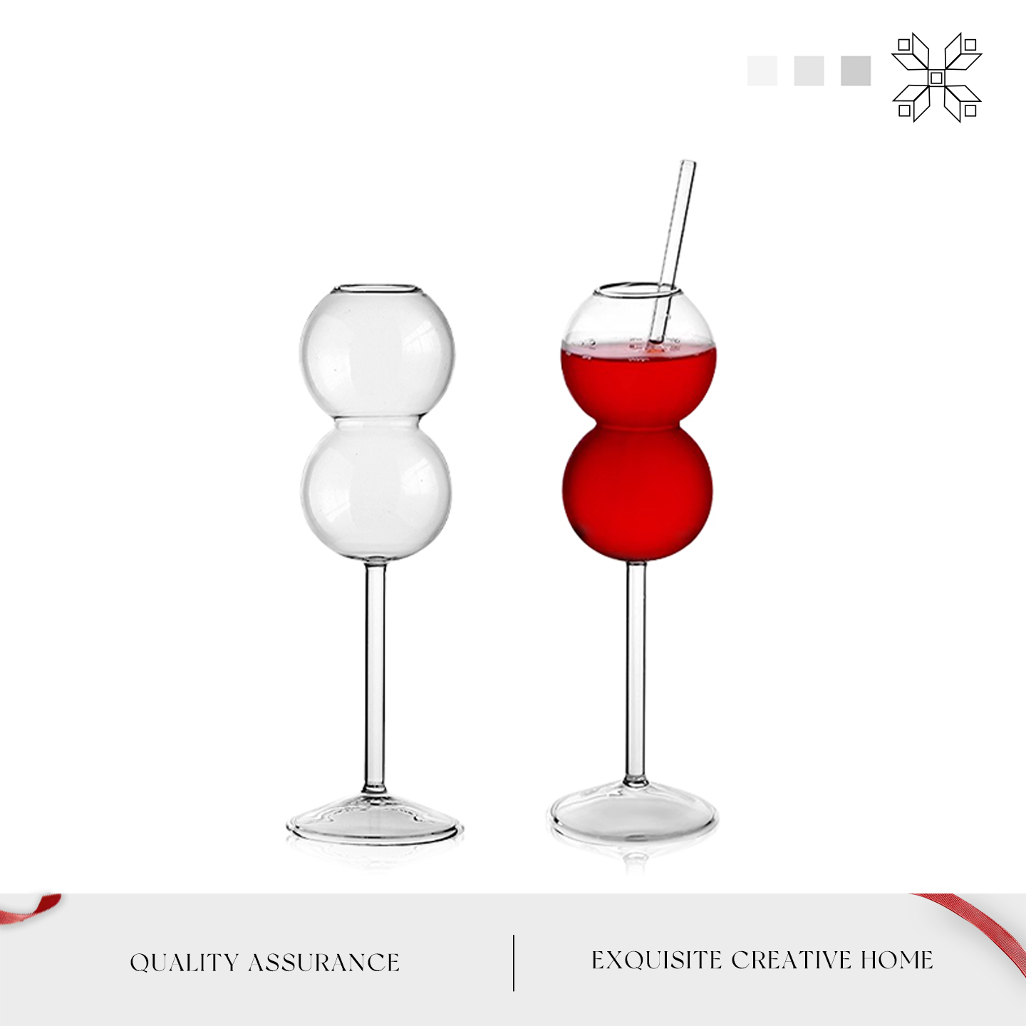 MOLA创意玻璃高脚鸡尾酒杯