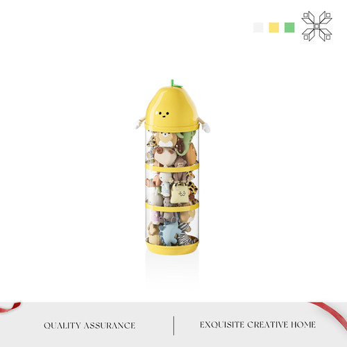 MOLALUNA娃娃收纳桶透明大号