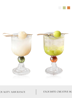 MOLA.Leave.酒具中古玻璃杯高脚饮品杯复古香槟杯鸡尾别枳 | 泣浮