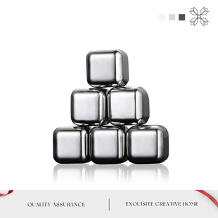 MOLA.Iced.不锈钢304冰块冰粒速冻冰块金属冰块家用速冻球|冰镇