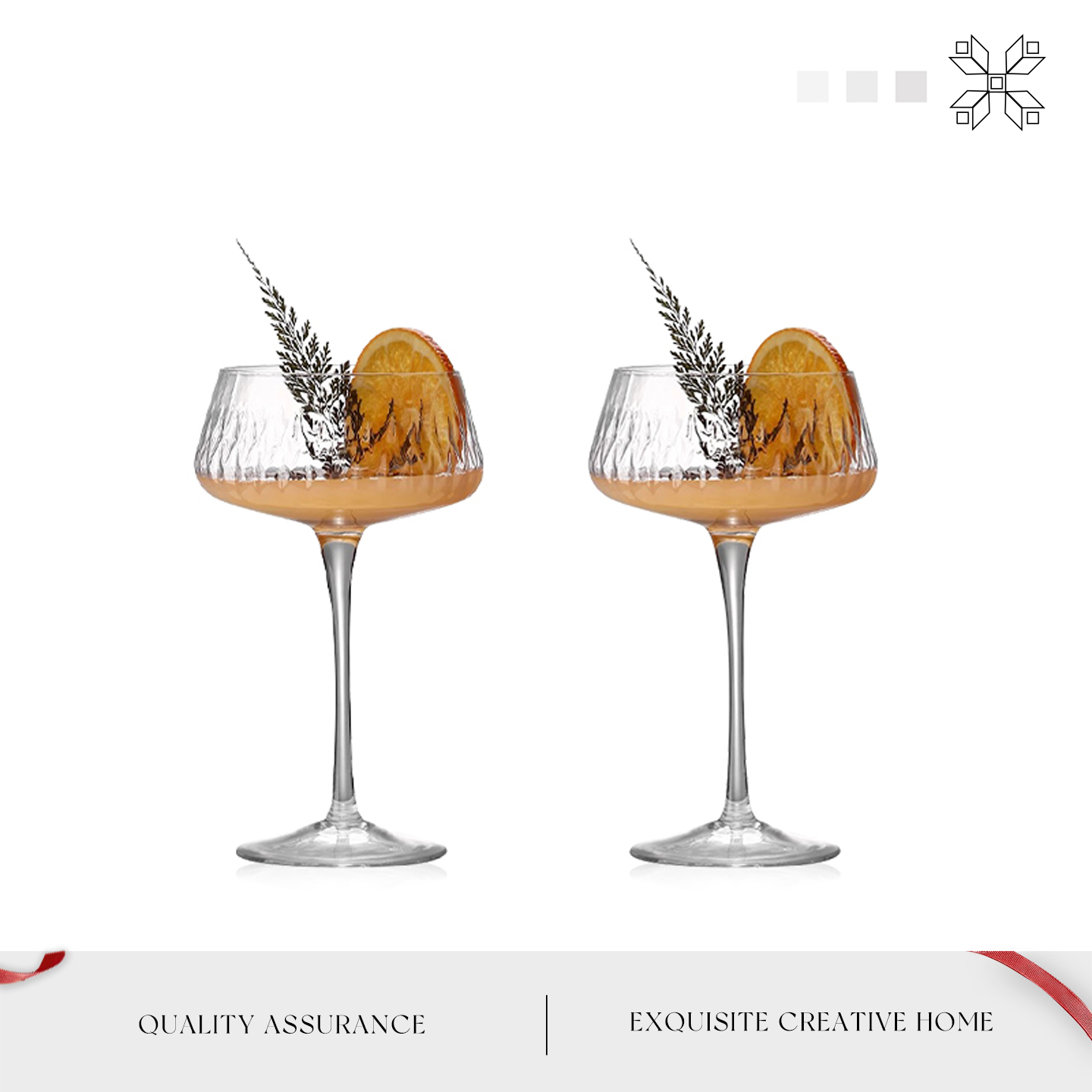 MOLALUNA鸡尾酒杯子水晶香槟杯