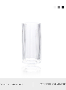 MOLA.Consume.ins风玻璃杯咖啡杯简约日式条纹果汁水杯 | 庚耗
