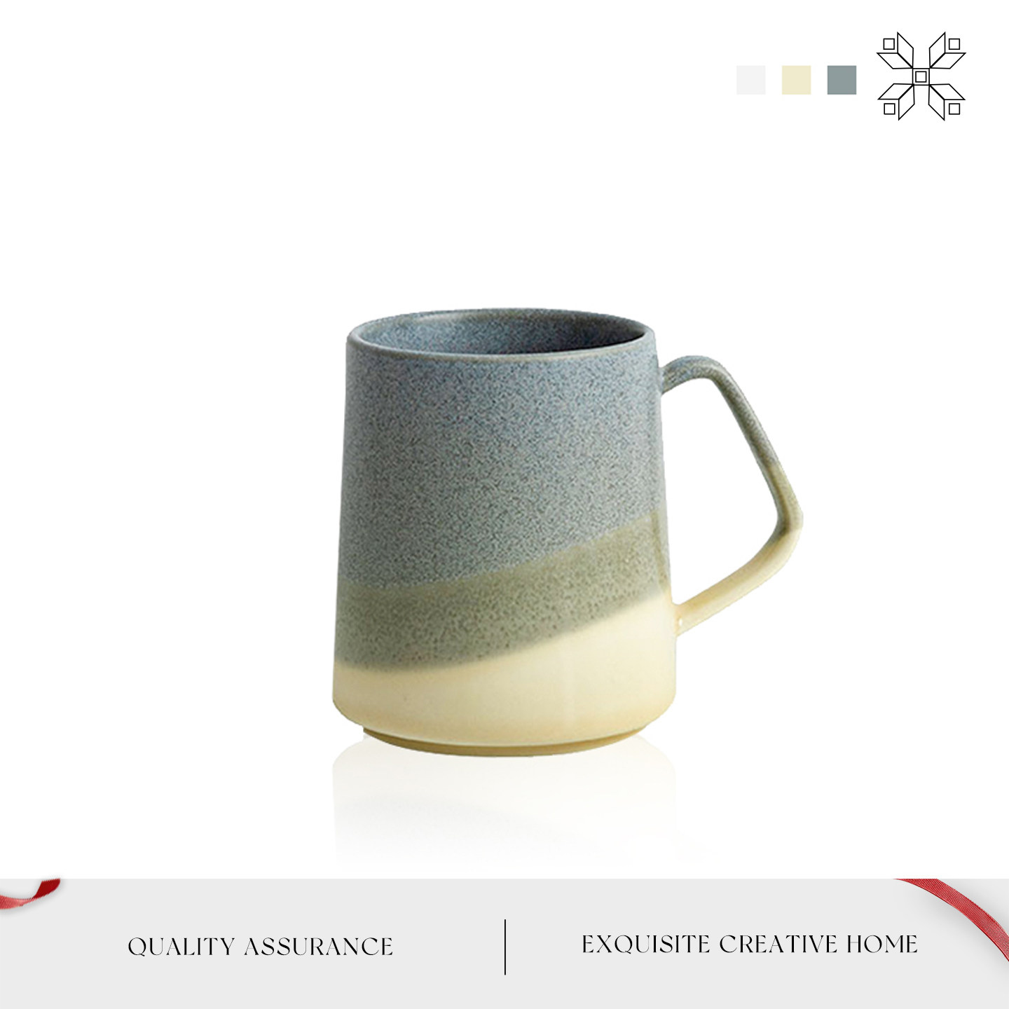 Mintrain英国杯具陶瓷复古马克杯家用高颜值水杯咖啡杯子 | 砂石
