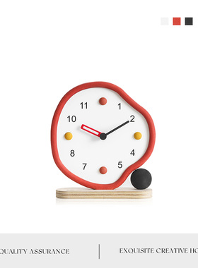 MOLA.Zeke.座钟奶油风装饰品客厅玄关桌面高档轻奢摆件 | 齐克