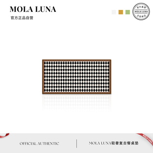 涮旷 MOLA.Desert.桌布轻奢复古高级感硅胶皮革餐桌垫防烫防水