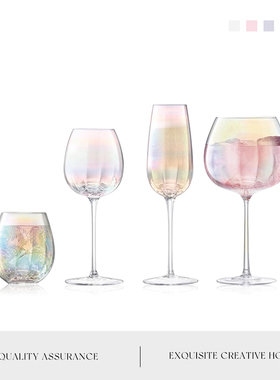 MOLA.Rainbow.法国酒具红酒杯套装高脚杯子玻璃香槟杯轻奢丨彩虹