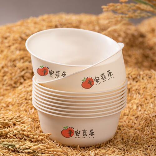 一次性碗筷套装家用商用饭碗加厚耐用高温过年结婚餐具整箱批