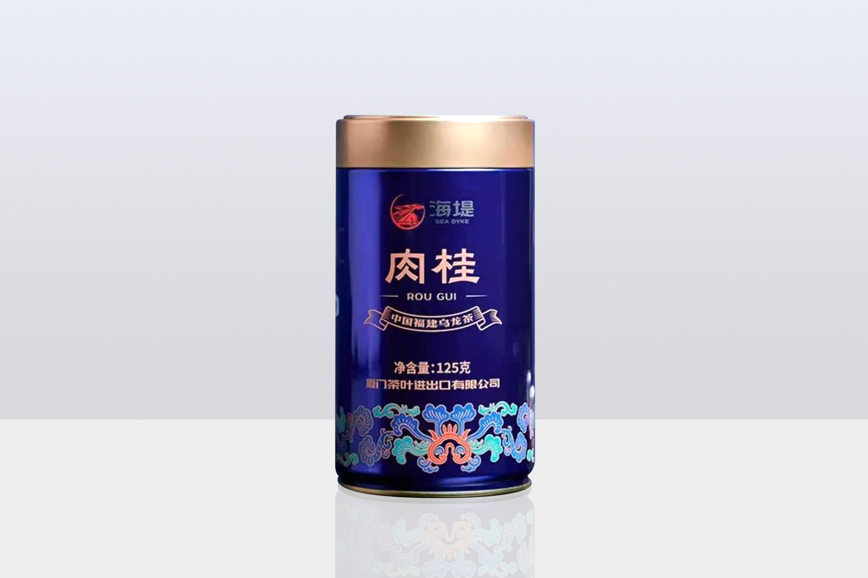 海堤茶叶传奇肉桂AT108A中足火125g/1罐装大红袍武夷岩乌龙茶正品