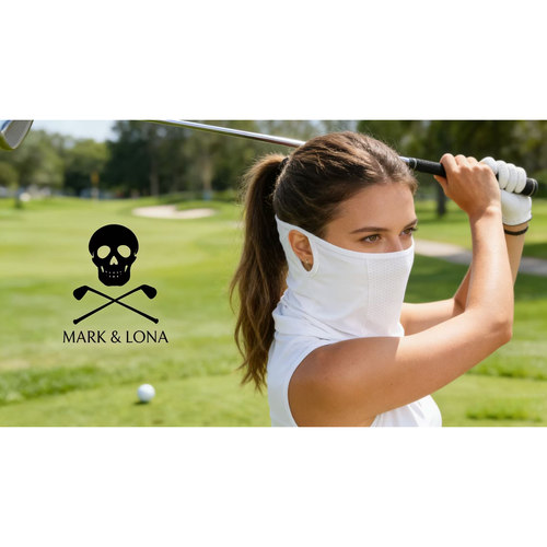 GOLF夏季防晒透气遮阳面罩女