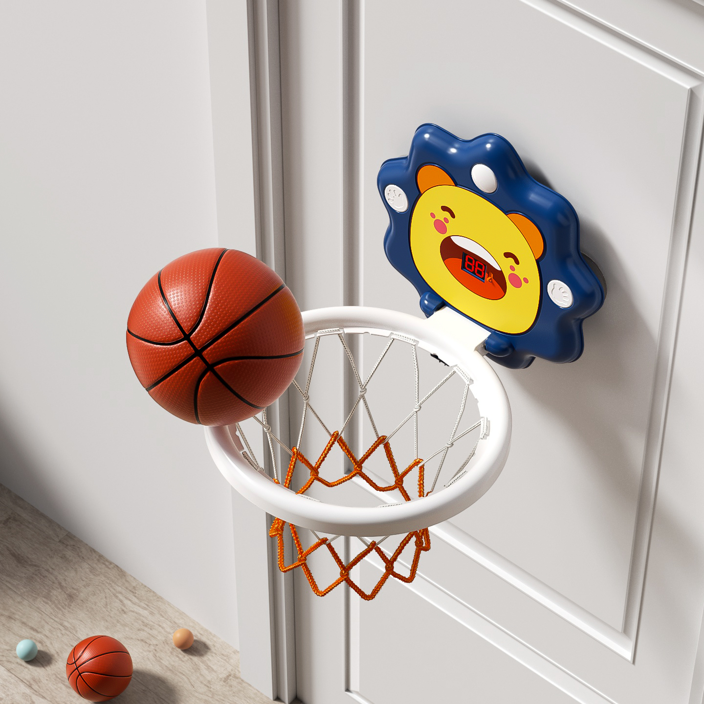 篮球投篮框儿童投篮架室内消耗体力球类玩具儿童1到3岁半宝宝篮筐