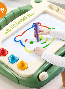 儿童画板家用可擦消除的幼儿磁性写字板宝宝画画神器涂色2岁1玩具