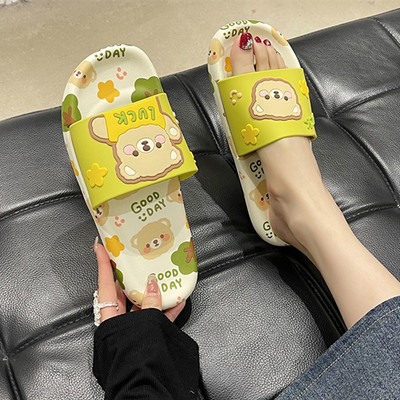 新款夏季厚底卡通凉拖鞋女